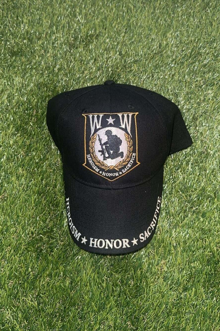 Eagle Emblems Wounded Warrior Heroism Honor Sacrifice Baseball Cap
